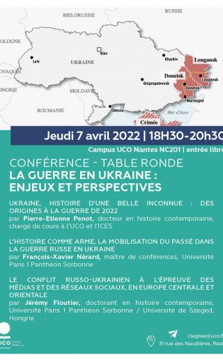 Conférence Ukraine UCO Nantes